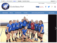 Tablet Screenshot of beau-port.ednet.ns.ca