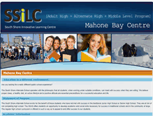 Tablet Screenshot of mahonebaycentre.ednet.ns.ca