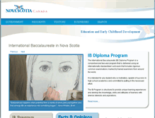Tablet Screenshot of ib.ednet.ns.ca