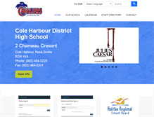 Tablet Screenshot of coleharbourhigh.ednet.ns.ca