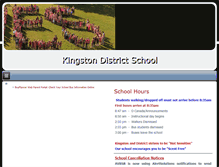Tablet Screenshot of kingstondistrict.ednet.ns.ca