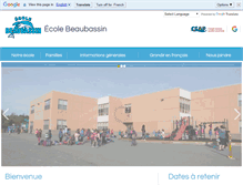 Tablet Screenshot of beaubassin.ednet.ns.ca